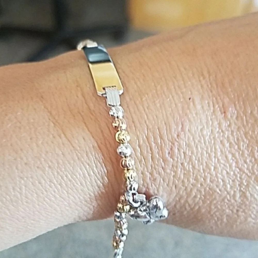 Kids ID Bracelet 3D Butterfly Beaded!.